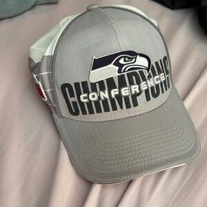 Seattle Seahawks Gray Conference Champions Cap